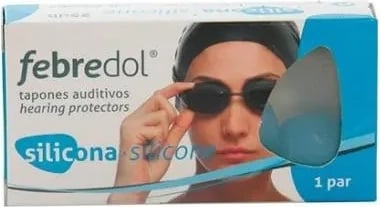 Tapona për veshë silikona Febredol unisex 2 copë Tapona për veshë silikona Febredol unisex 2 copë