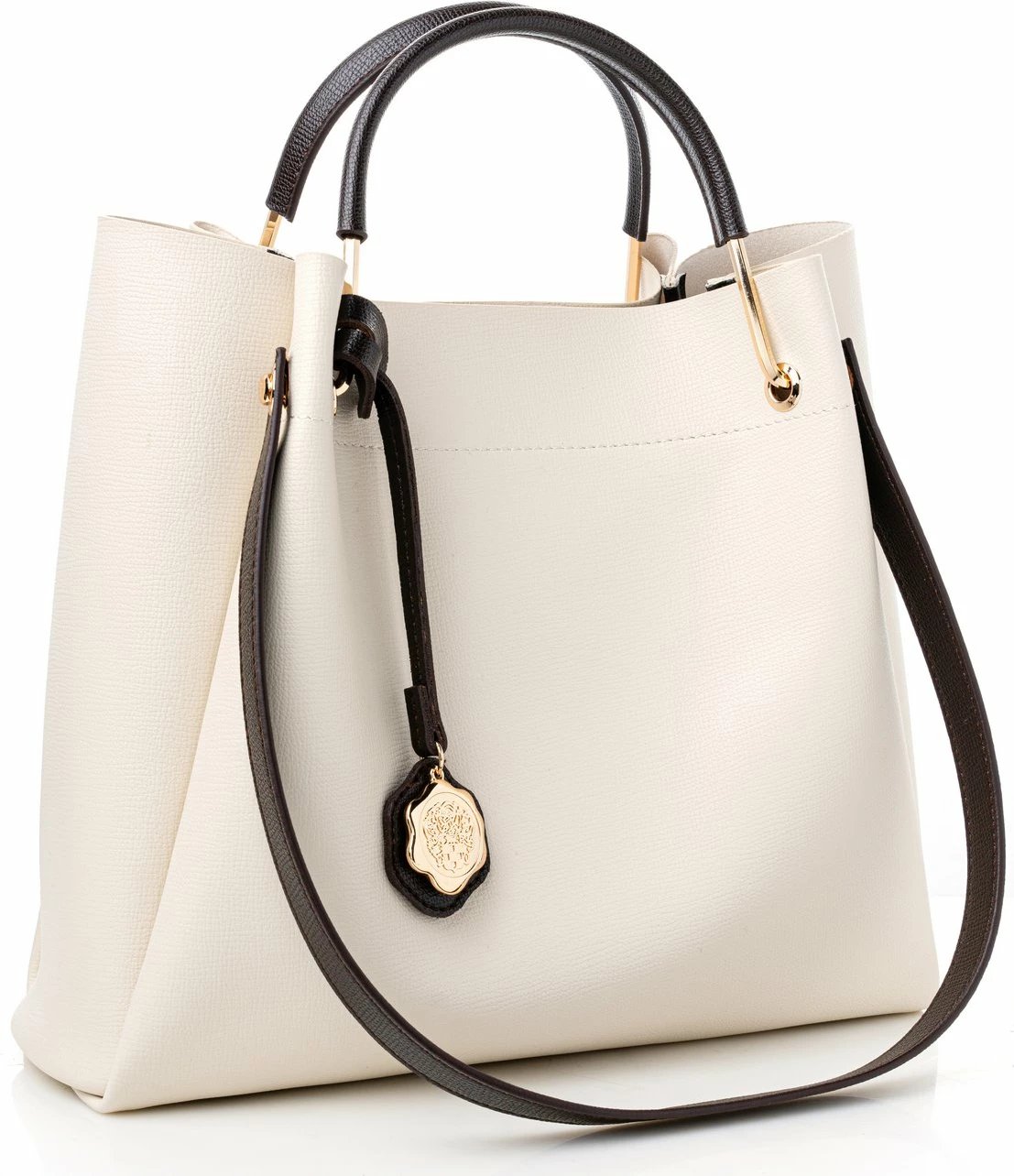 Çantë tote Vince Camuto, Sicilia, ngjyrë krem