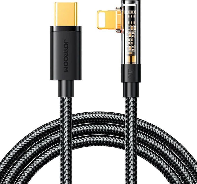 Kabllo Joyroom S-CL020A6 USB-C në Lightning, 1.2m, 20W, e zezë