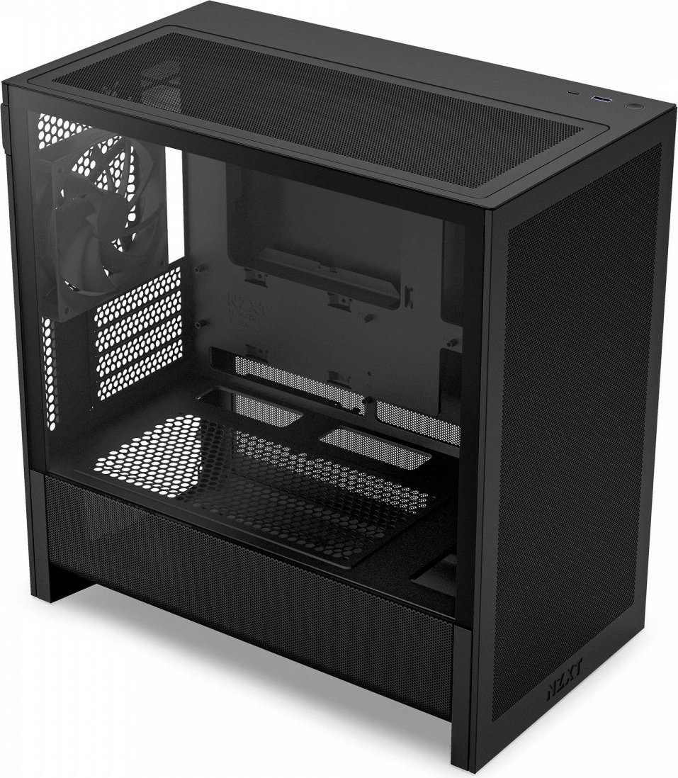 Kasë NZXT H3 Flow, Mini Tower, ATX/Micro ATX, e zezë