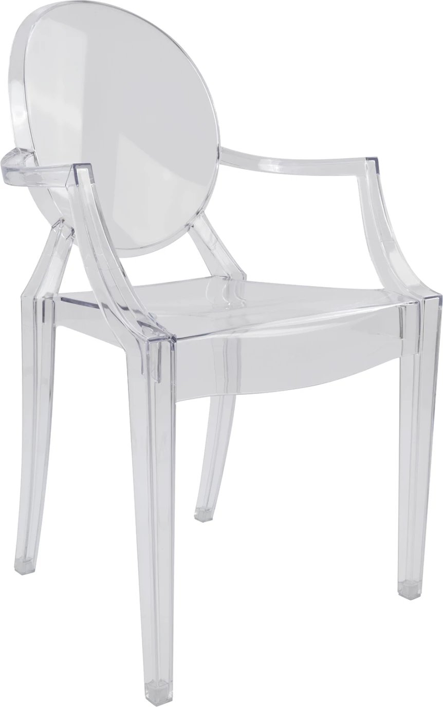 Karrige akrilike e tejdukshme me krahë Aramis FH0169 52,2x56,5x92cm, set prej 4 copash