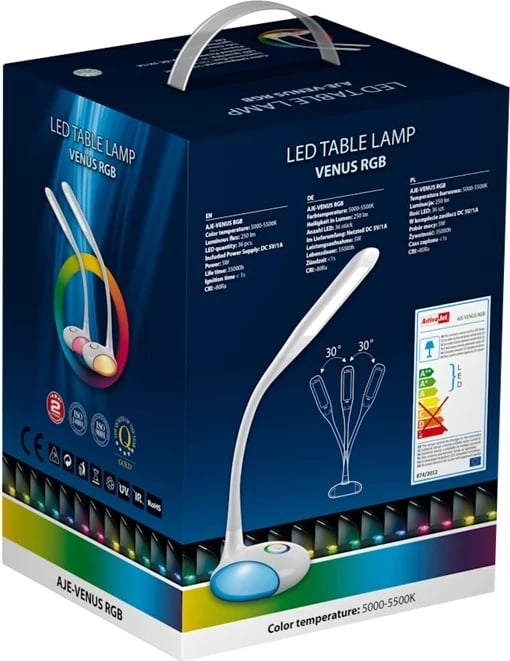 Llambë tavoline Activejet Venus RGB