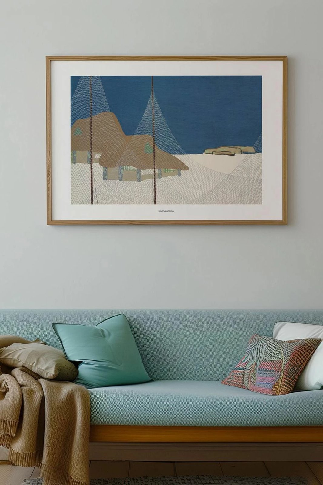 Pikturë dekorative me kornizë, shumëngjyrëshe, Lmnmdl7