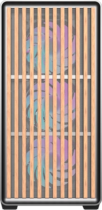 Kasë Darkflash DS900WD me 4 ventilatorë, Midi Tower, xham i fortë, ATX, e zezë