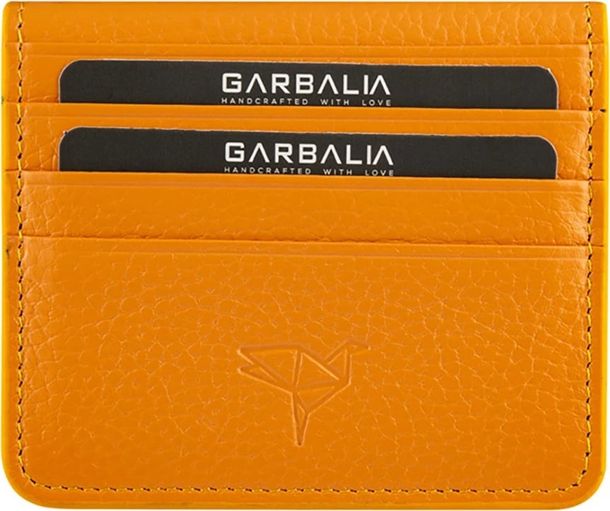 Portofol për burra, lëkurë origjinale, ngjyrë mustard, Zoozie Bags, Argenta