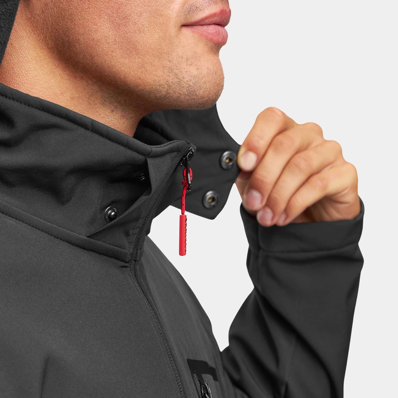 Jakne softshell për meshkuj Alpinus, e zezë