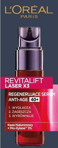 Serum për fytyrë për femra L'Oreal Paris Revitalift Laser X3, 30ml