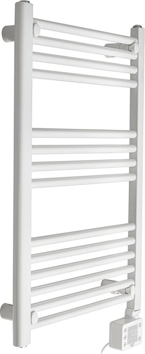 radiator banjo elektrik me LED, Adler AD 7824, 600 W, 50×90 cm, timer 24h, IP24, i bardhë