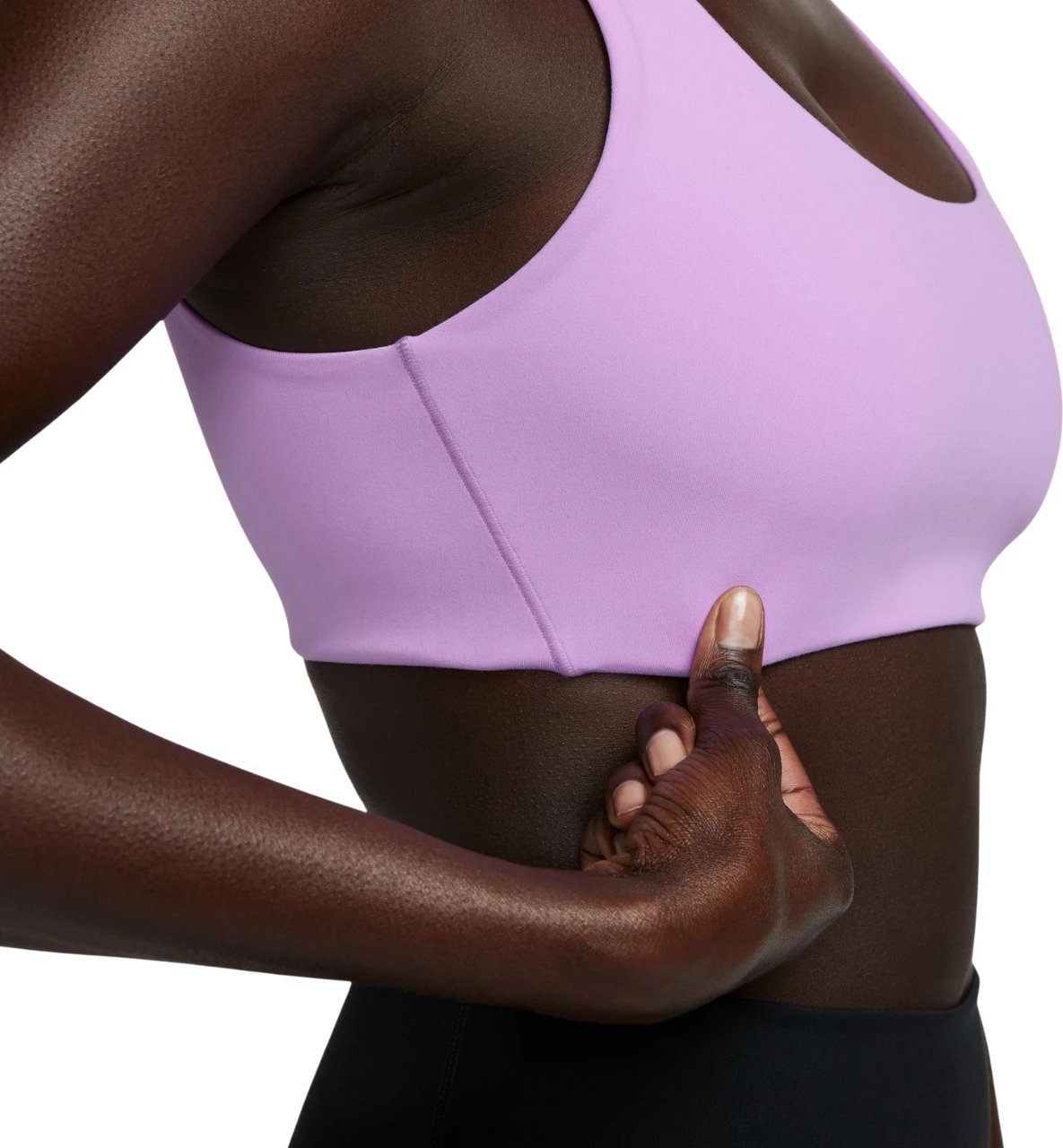 Bra sportive Nike për femra, e purpurt