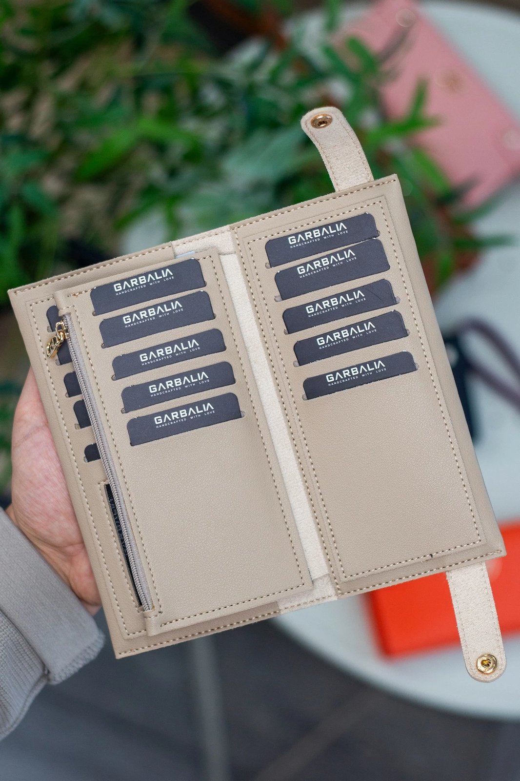 Portofol për gra Zoozie Bags, bezhë, Tiran