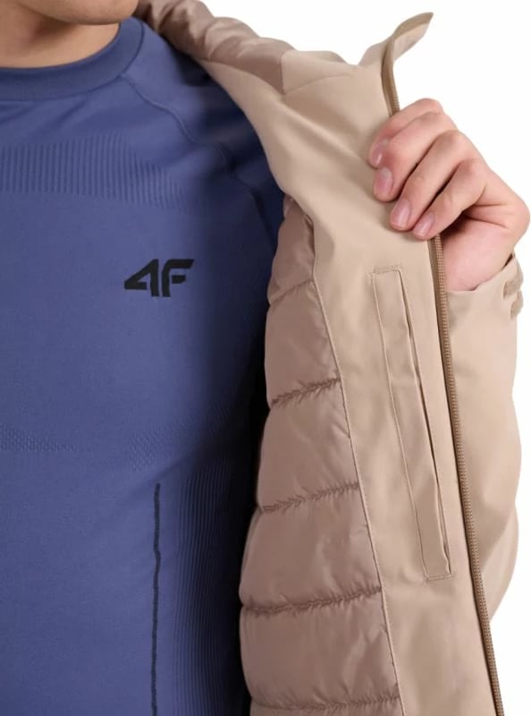 Jakne skijimi për meshkuj 4f, bezhë