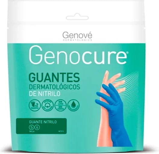 Doreza nitrili dermatologjike Genové Genocure unisex L kaltër 2 copë