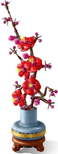 Set ndërtimi LEGO Icons 10369 Plum Blossom, 327 pjesë, dekor për shtëpi/zyrë