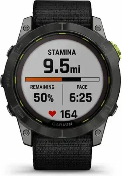 Orë sportive Garmin unisex, e zezë