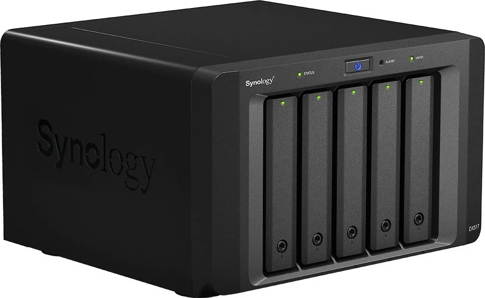 Njësi zgjerimi Synology DX517, Desktop, 80 TB, e zezë