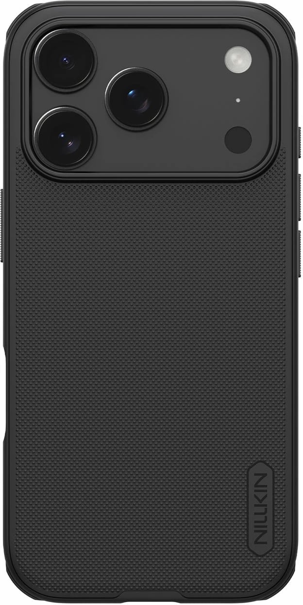 Mbështjellës Nillkin Super Frosted Shield Pro Magnetic për iPhone 17 Pro Max, i zi