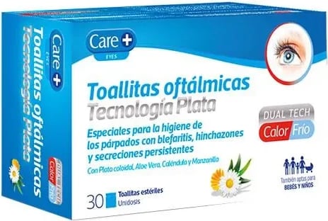 Peceta oftalmike Care+ Silver Technology unisex 30 copë