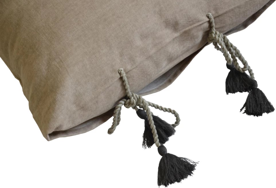 Jastëk dekorativ Sable 10, pambuk, bezhë, 45x45cm