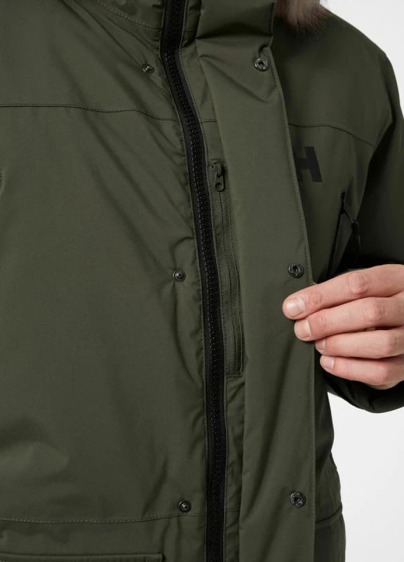 Jakne për meshkuj Helly Hansen, Reine Parka, jeshile