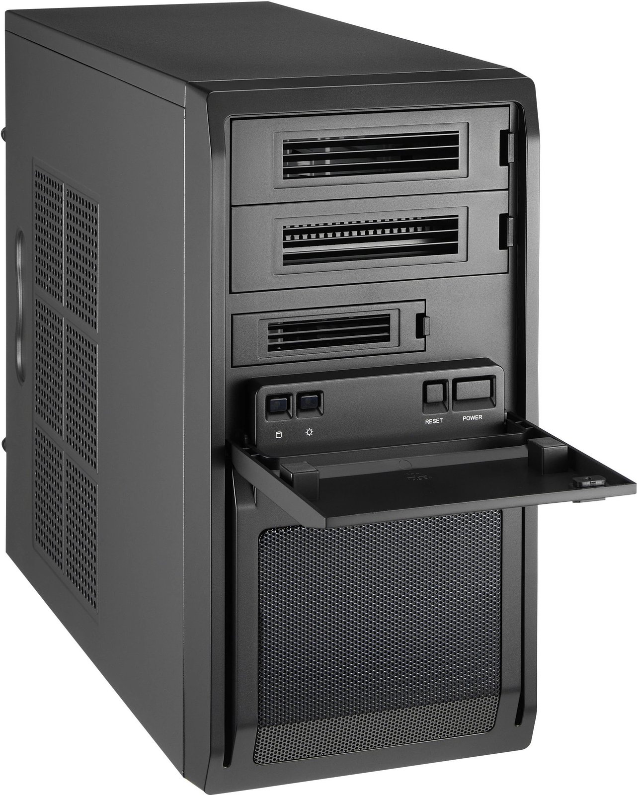Kasë Chieftec Libra Serie LT-01B-350GPB, mini tower, 350W, e zezë
