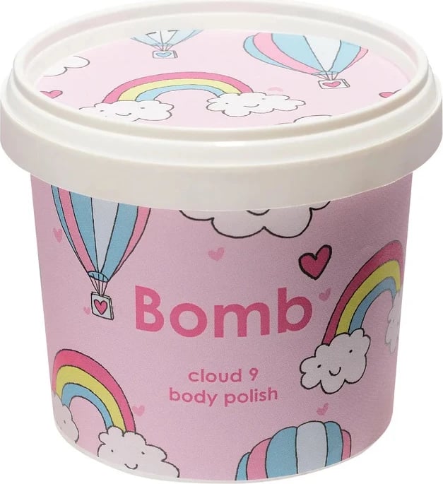 Peeling për trup për femra Bomb Cosmetics Cloud 9 Body Polish Seventh Heaven, 375g
