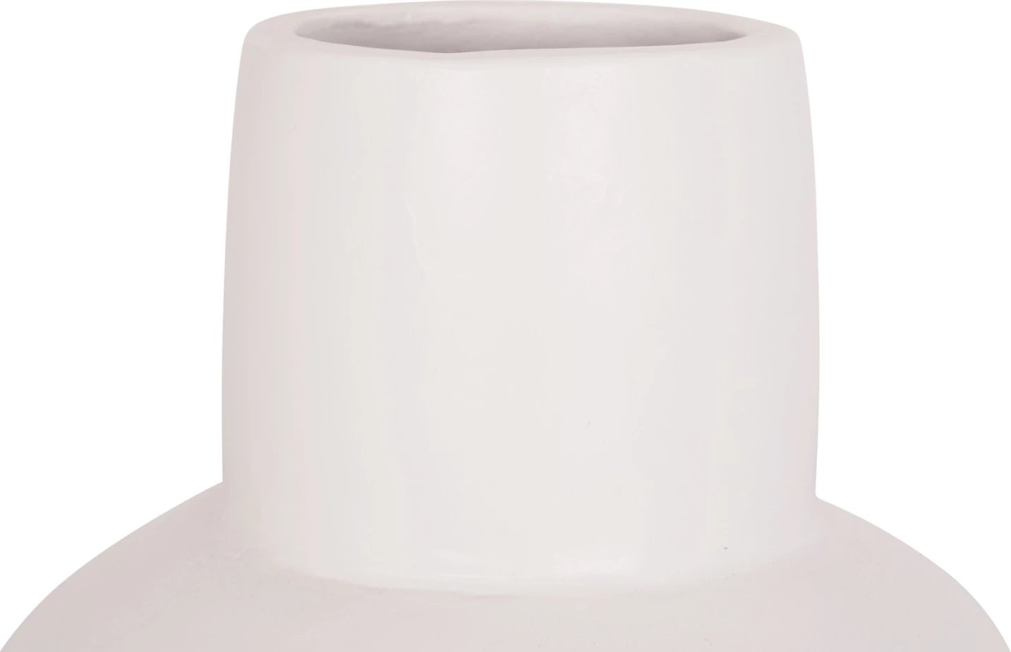 Vazo dekorative për tavolinë LEMA, terrakotë e bardhë, FH4664.02S, 22x22cm