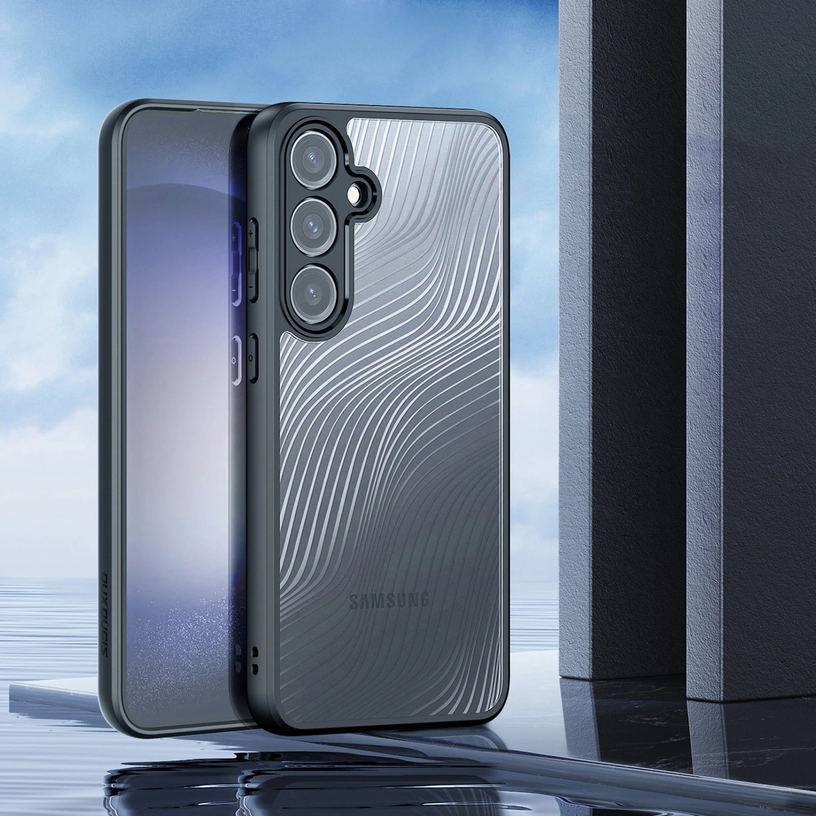 Mbështjellës Dux Ducis Aimo për Samsung Galaxy S24+, i zi