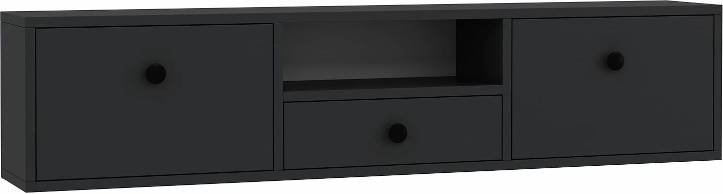 Komodë TV Skye Decor, anthracite, e zezë, 1301-DROP-1