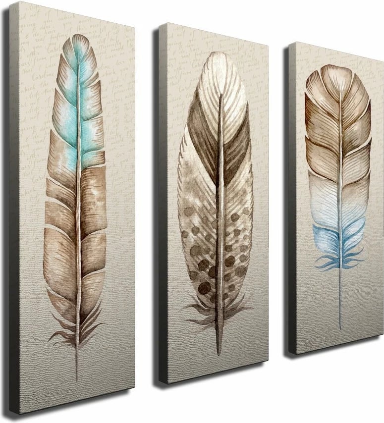 Pikturë dekorative në kanavacë (3 pjesë), Wallity, 3KNV4585_3090, 90x80cm