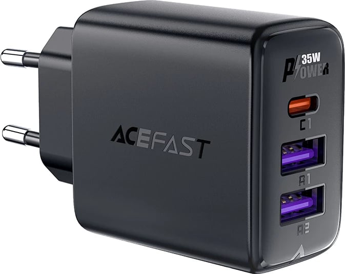Karikues muri Acefast A57, 35W, 3 porta (2x USB-A + USB-C), GaN, i zi