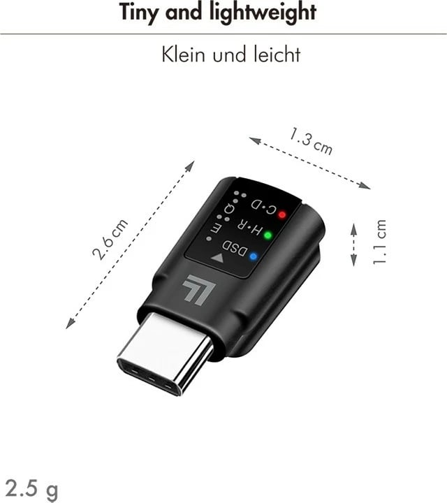 Adapter audio LogiLink KKLLIZ000UA0424, USB-C në 3.5mm, me DAC dhe EQ, Zi Adapter audio LogiLink KKLLIZ000UA0424, USB-C në 3.5mm, me DAC dhe EQ, Zi