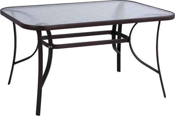 Tavolinë Bruno metalike ngjyrë kafe 140Χ80Χ72 FH5106.02