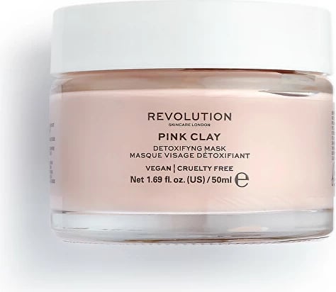 Maskë për fytyrë Revolution Skincare Detoxifying Pink Clay, 50 ml