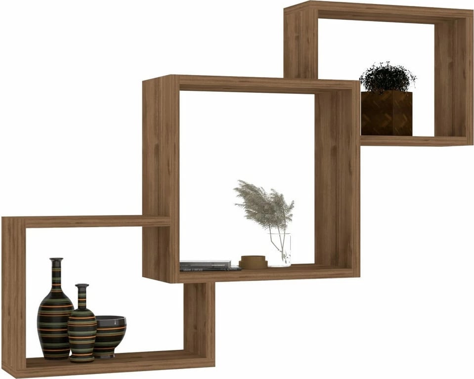 Raft muri Hanah Home, ngjyrë arre, argjend