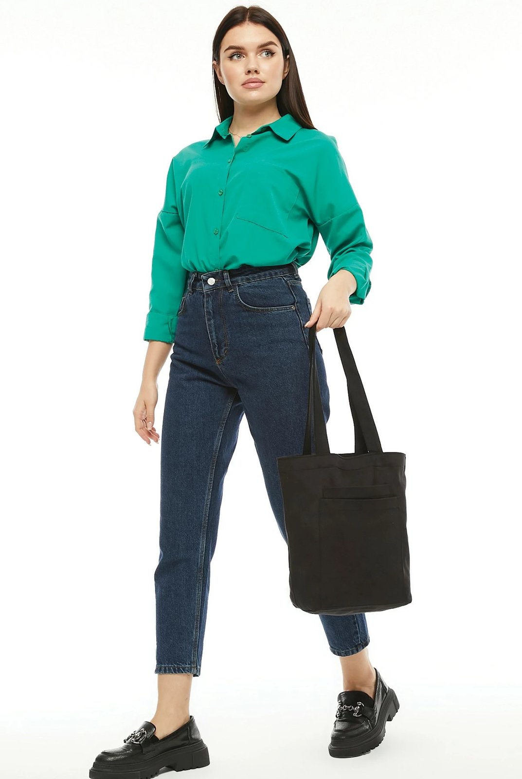 Çantë tote, ngjyrë e zezë, Zoozie Bags, 2116