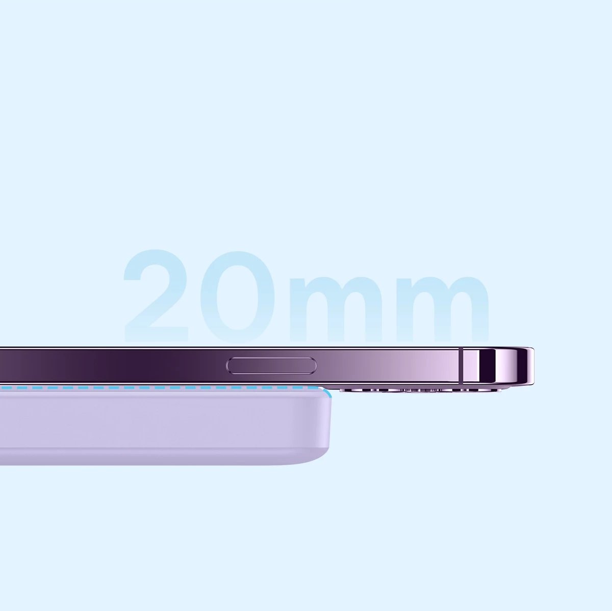 Powerbank Baseus Magnetic Mini 10000mAh 20W, USB-C, vjollcë me kabllo USB-C