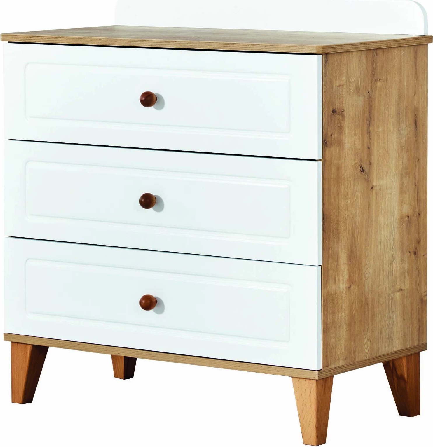 Komodë Skye Decor, ngjyrë lisi safir, Tiffany