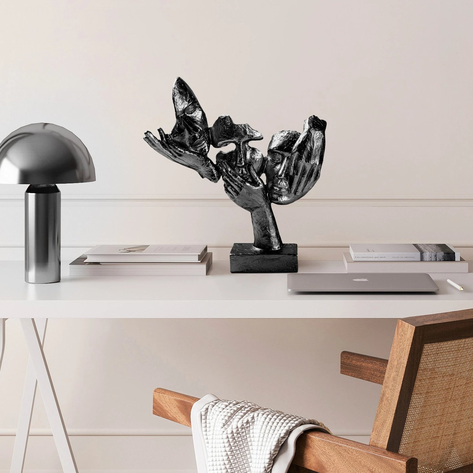 Objekt dekorativ Aberto Design, Yak-033-C, ngjyrë e zezë