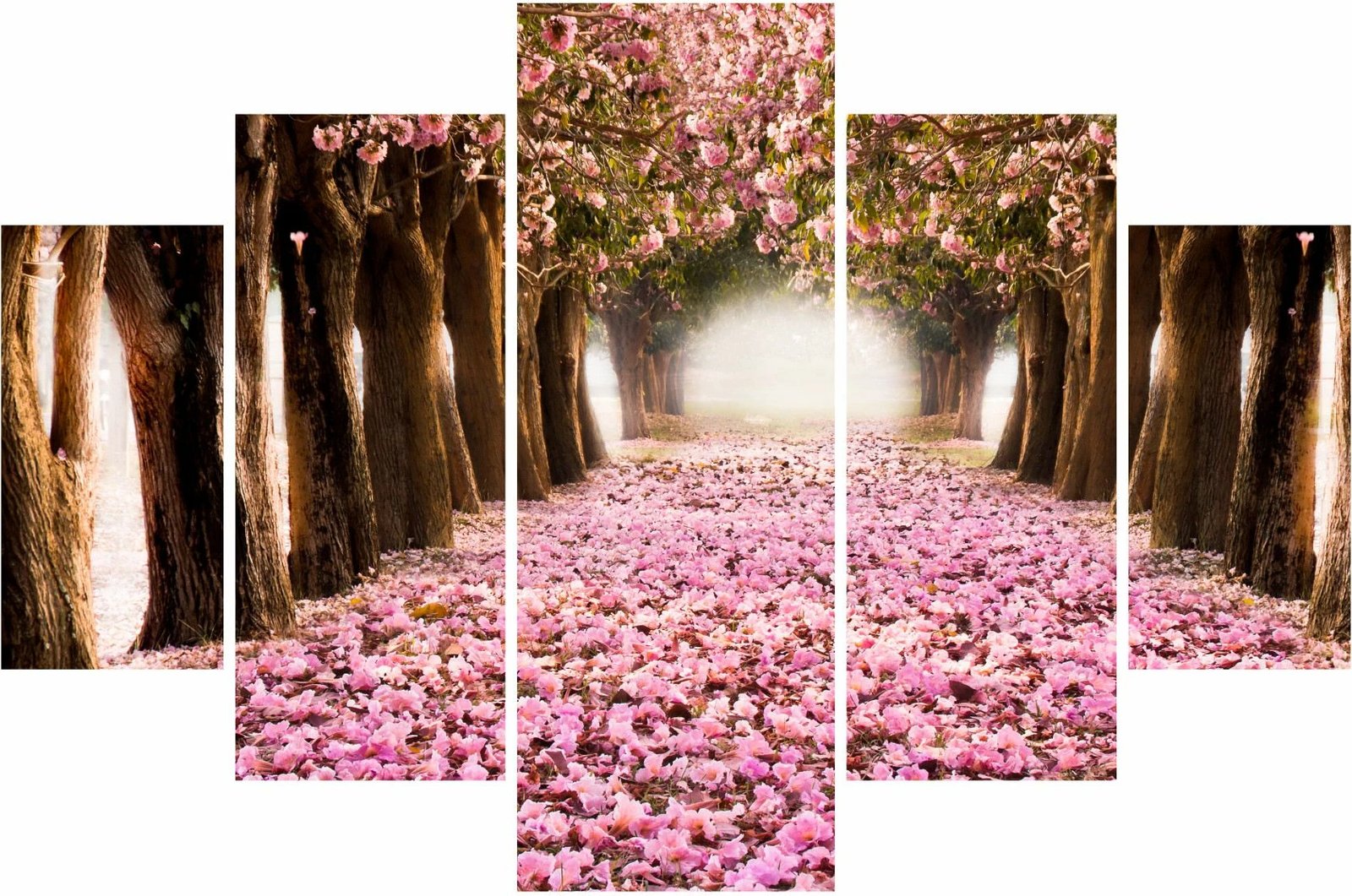 Pikturë dekorative MDF, shumëngjyrëshe, 5 pjesë, ST106