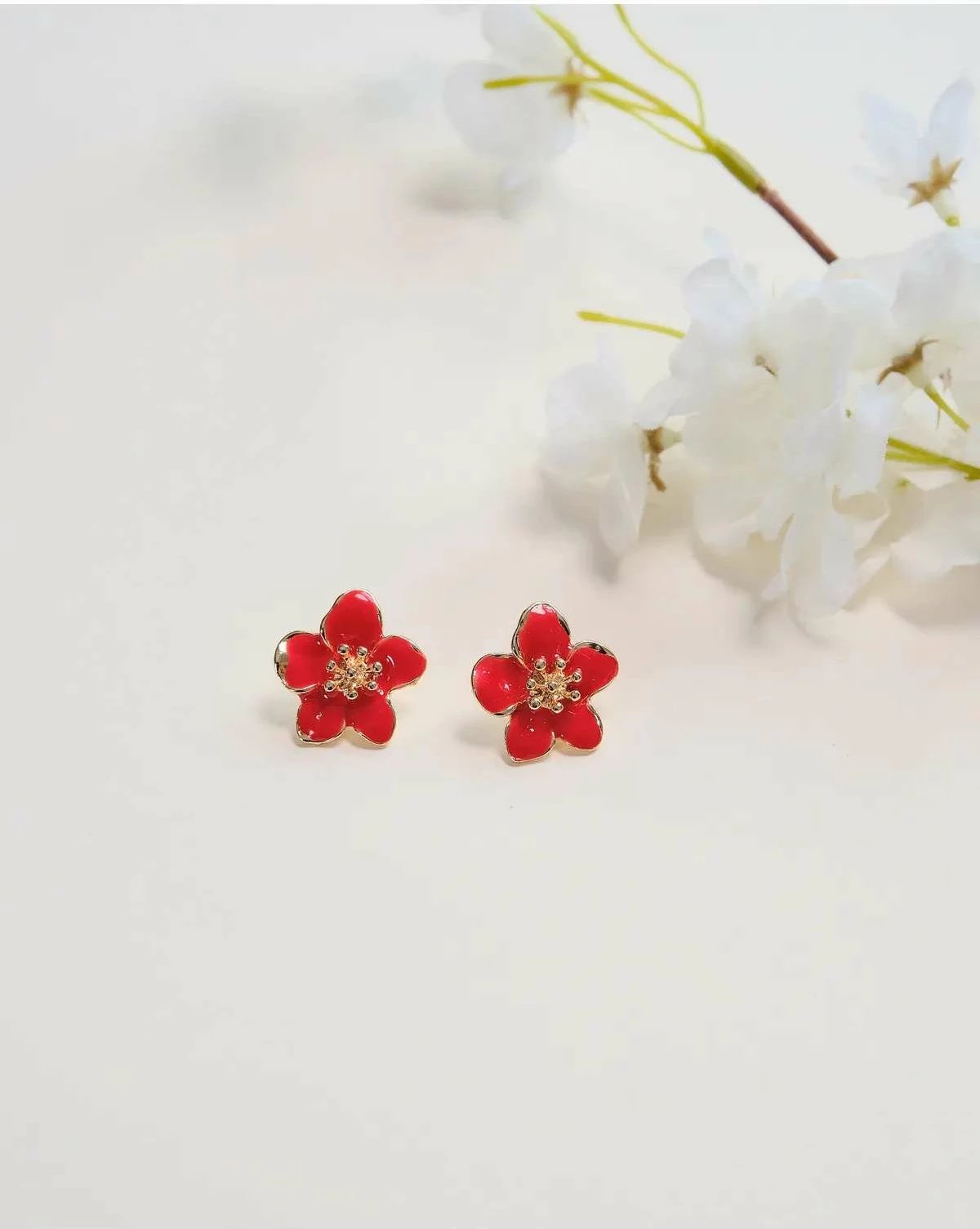 Vathë Jumeon, ngjyrë ari, me gurë zirkon, Krmz-Skrkup2