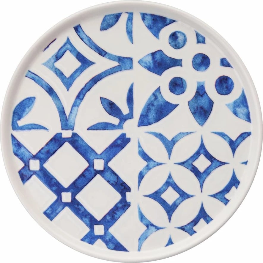 Set pjatash për ëmbëlsira (6 copë), Hermia Concept, model blu