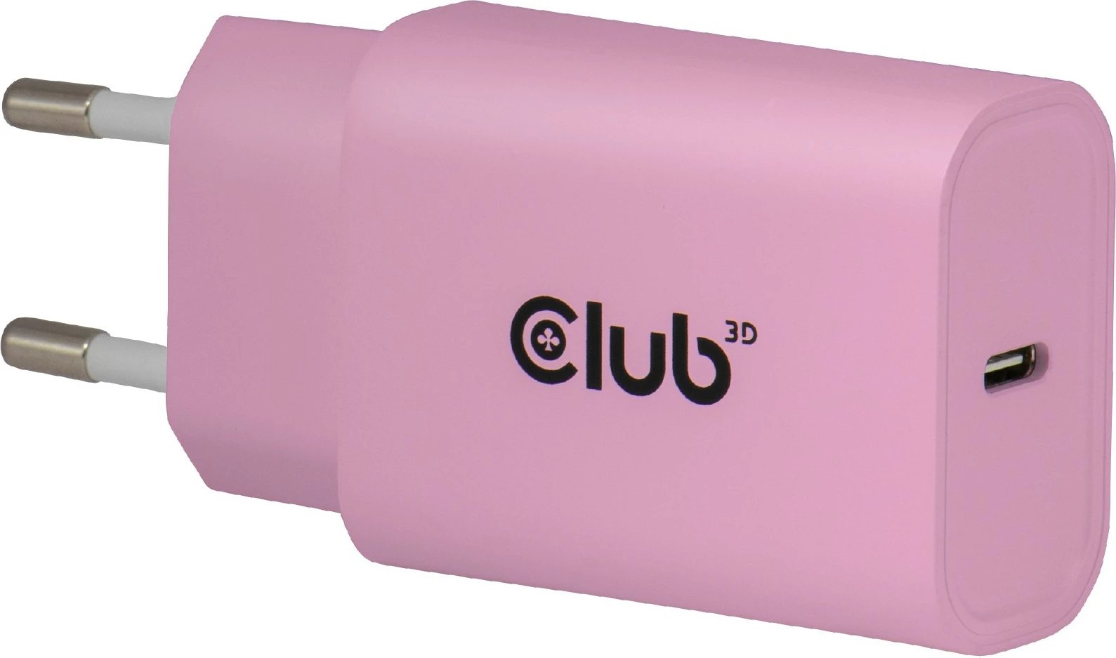 Karikues USB-C Club3D CAC-3021, 30W, 2 copë, rozë