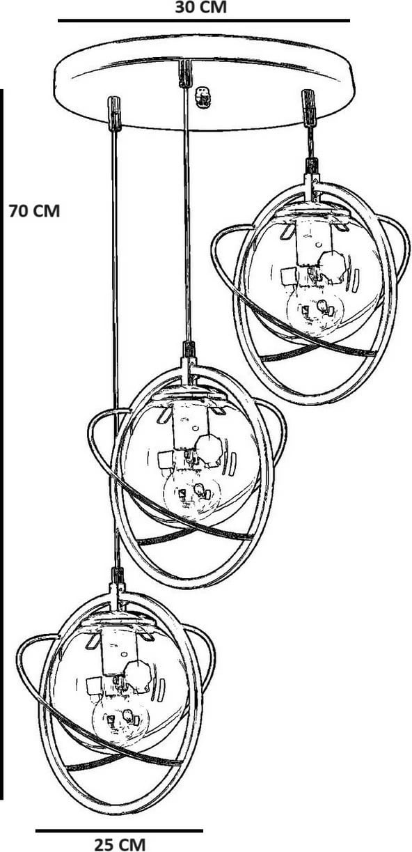 Llambë tavani Opviq, 8772-3, metal, ngjyrë antike dhe e bardhë