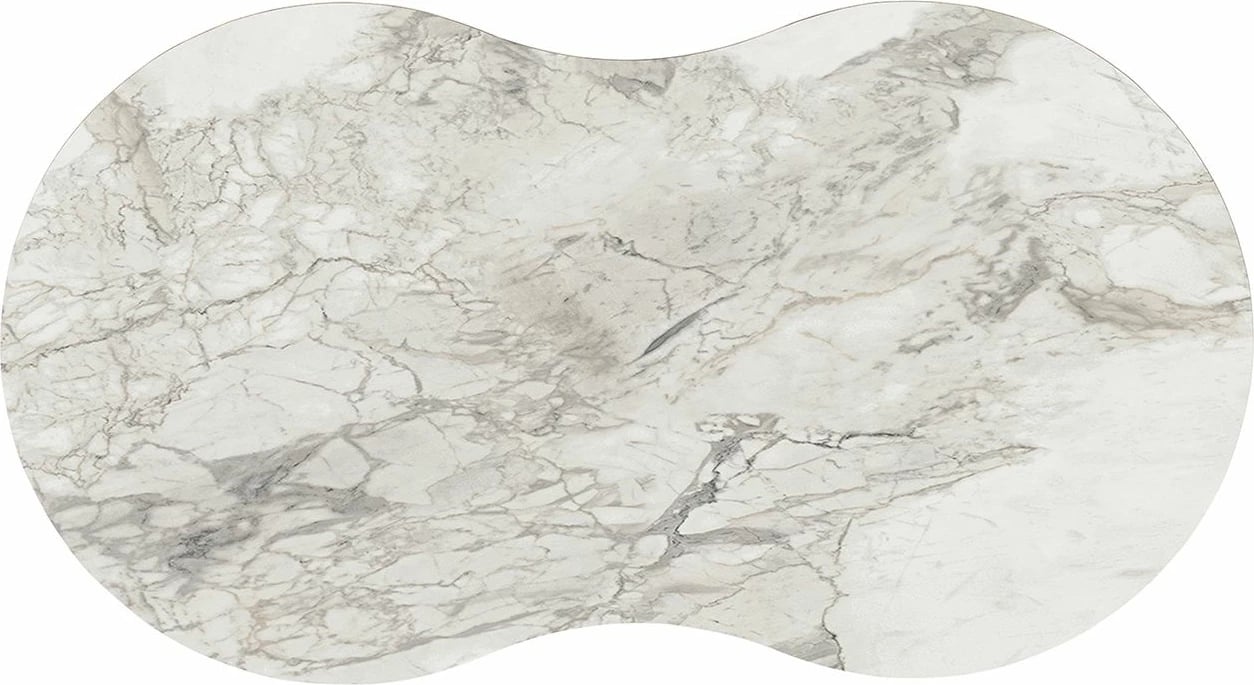 Tavolinë kafeje Skye Decor, Moon, e bardhë