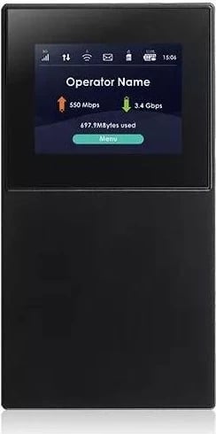 Ruter GSM Zyxel NR2301-EU01V1F, me Wi-Fi 6, ngjyrë e zezë