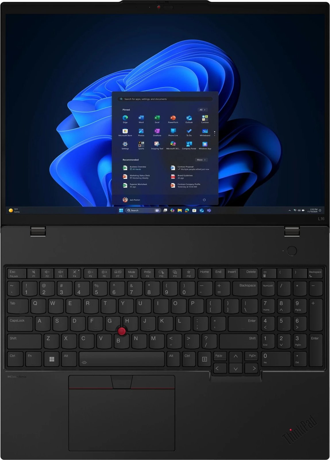 Kompjuter Lenovo ThinkPad L16 G2 Ultra7 255U, 16GB RAM, 512GB SSD, 16 inç, e zezë Kompjuter Lenovo ThinkPad L16 G2 Ultra7 255U, 16GB RAM, 512GB SSD, 16 inç, e zezë