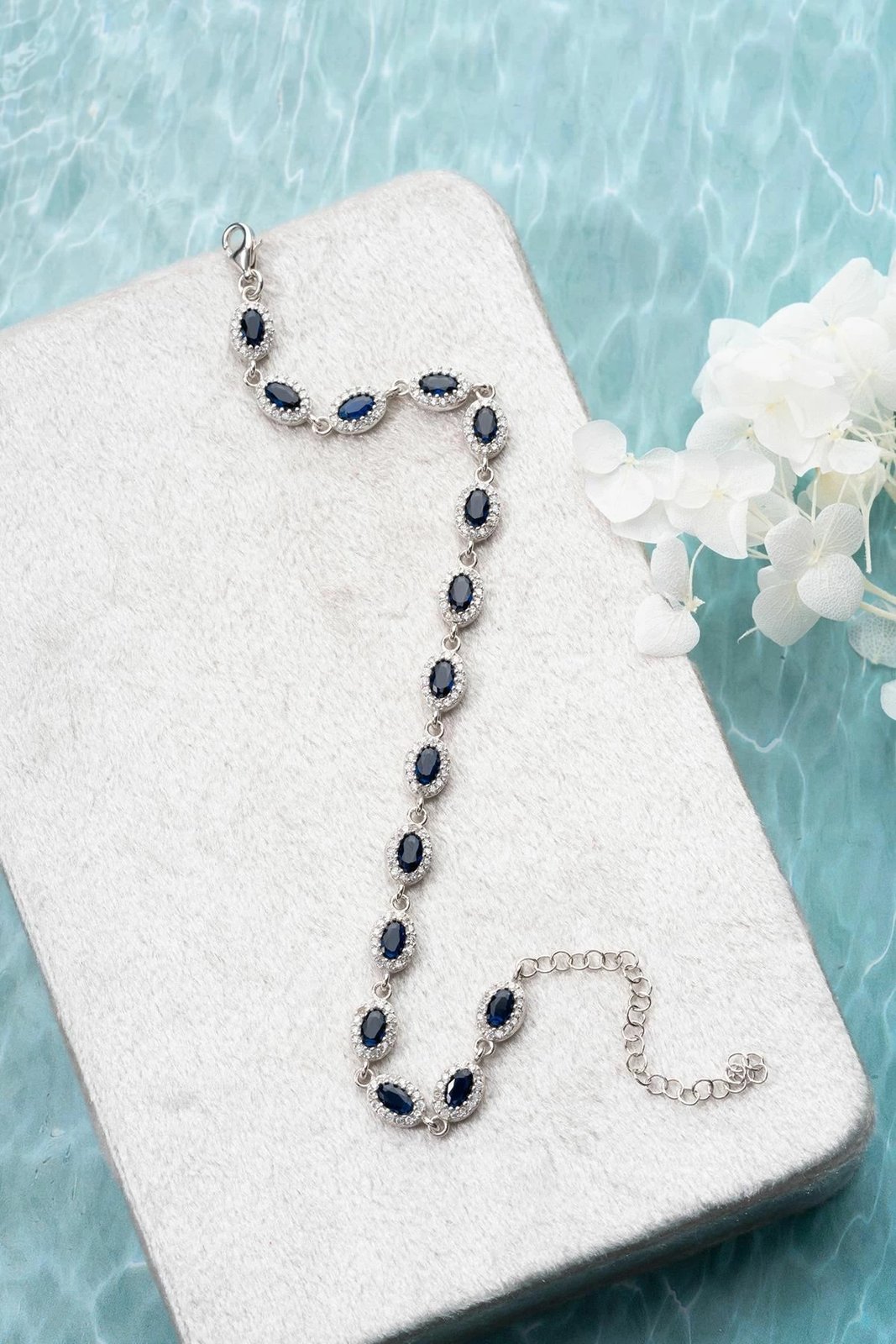 Byzylyk argjendi Jumeon, ngjyrë argjendi dhe kaltër, NRZ1000377