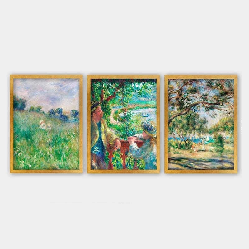 Pikturë dekorative me kornizë (3 copë), Wallity, 3AC_UN895095_3545