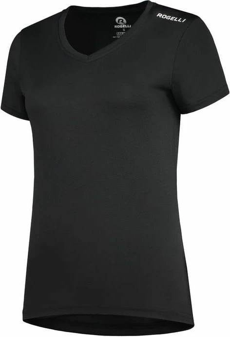 Maicë sportive për femra Rogelli, e zezë