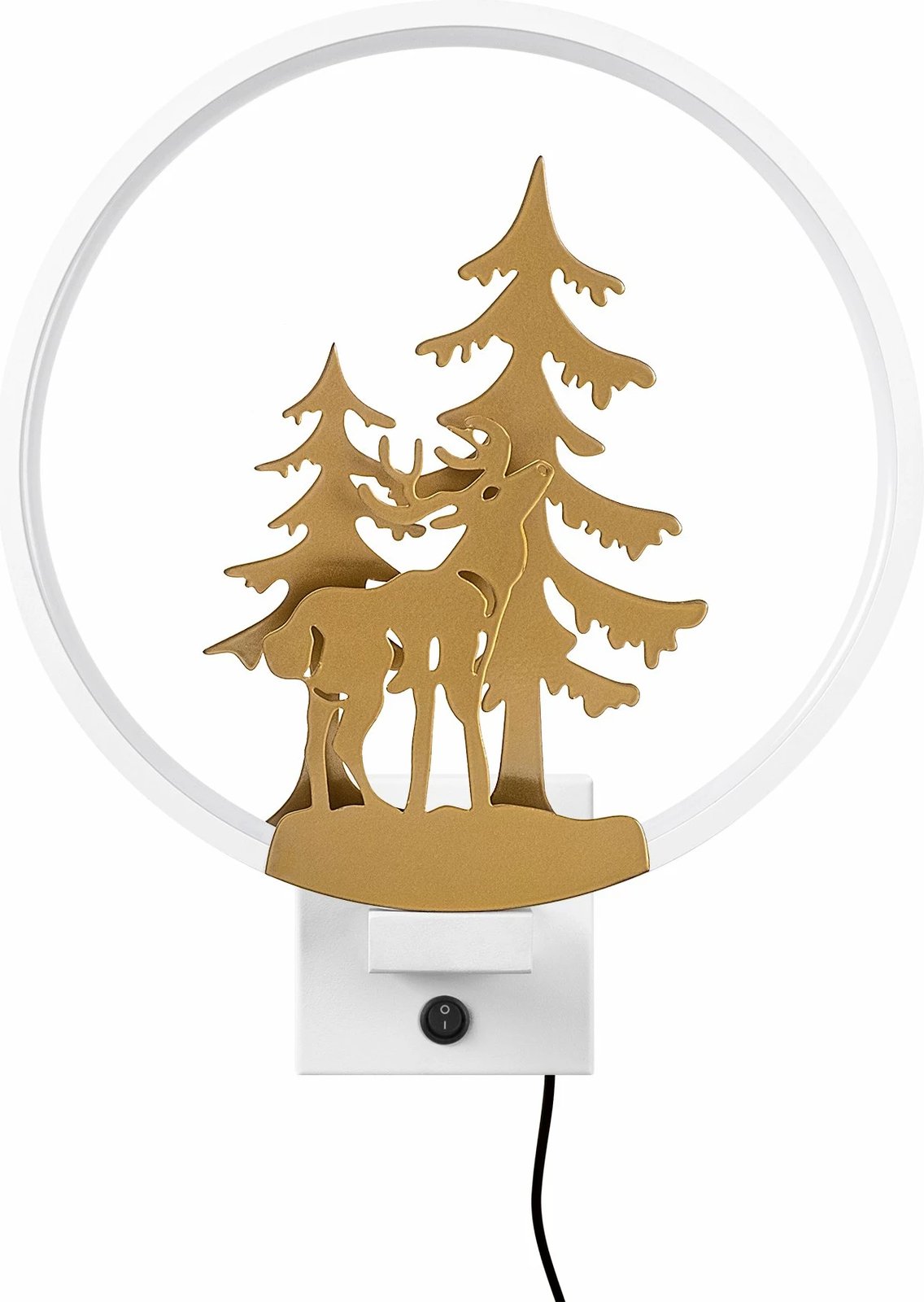 Llambë muri Opviq, XMAS32, e bardhë dhe ari